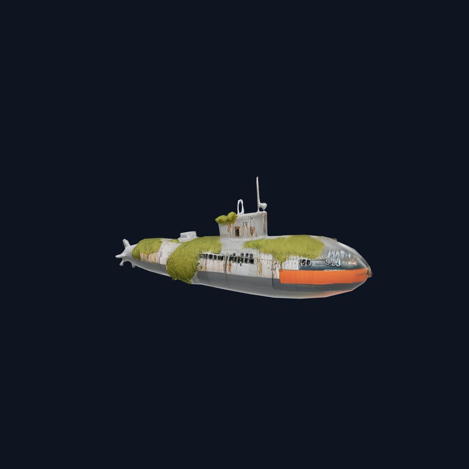Mossy Submarine model pack